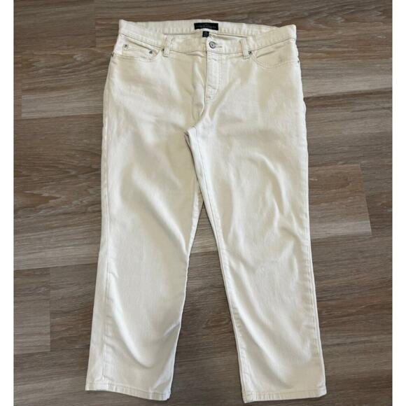 Ralph Lauren | Cropped Straight Leg Jeans size 14 - Picture 1 of 6